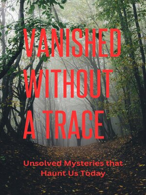 cover image of Vanished Without a Trace